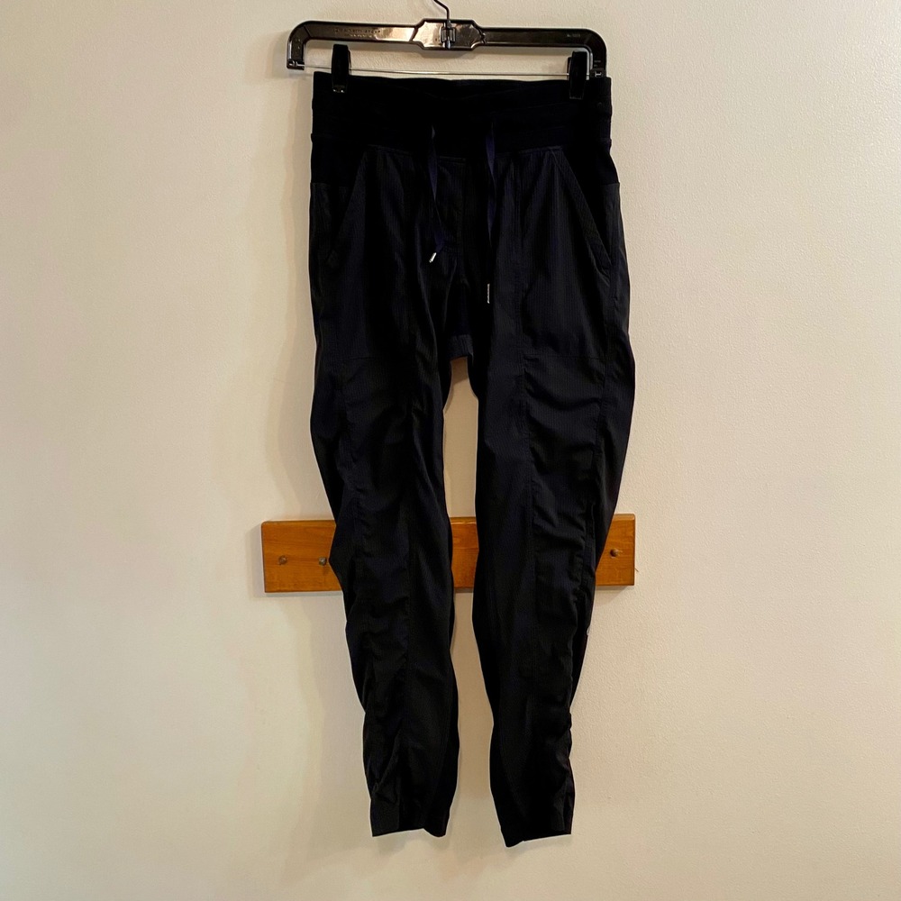 Lululemon Street To Studio Pant II Unlined‎ 28" Black Sz 4 Workout Athletic Gym
